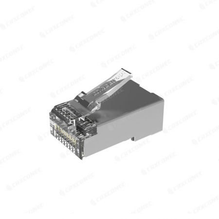 Cat5E STP RJ45-kontakt med 2 stiftkontaktblad - Cat.5E STP RJ45-kontakt med 2 stiftkontaktblad